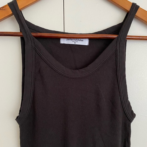 perfectwhitetee Annie recycled cotton rib tank - Picture 7 of 9
